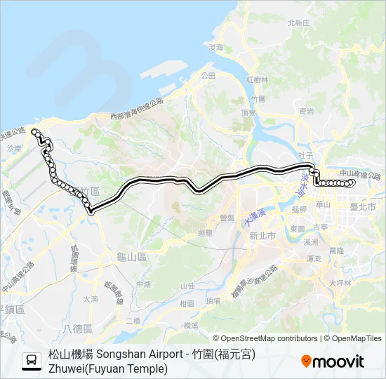 5250 Bus Line Map