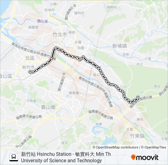 5615 bus Line Map