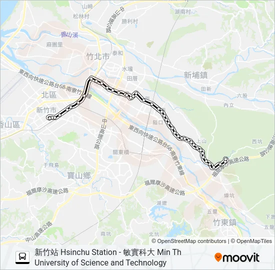 5615 Bus Line Map