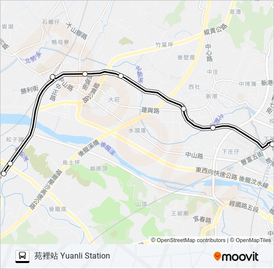 5808 bus Line Map