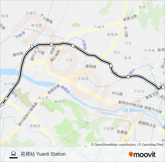 5808 Bus Line Map