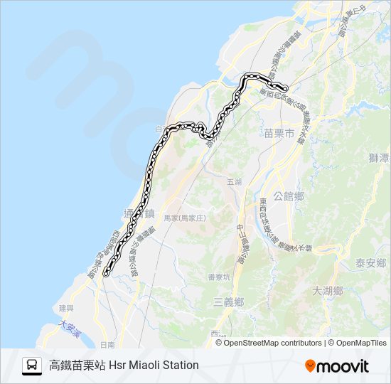 5808 bus Line Map
