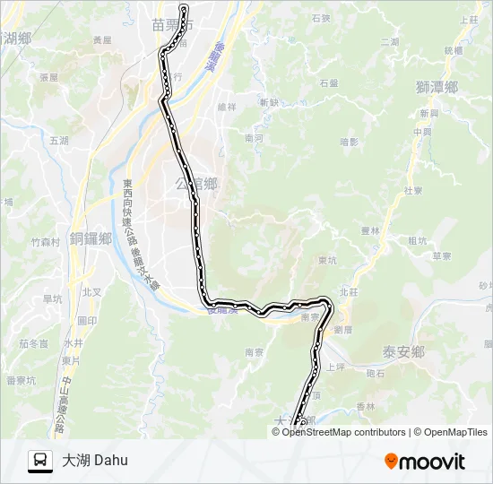 5656 Bus Line Map