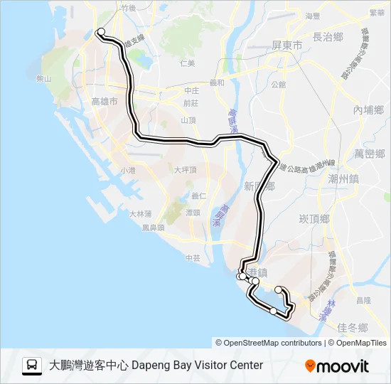 9127D Bus Line Map