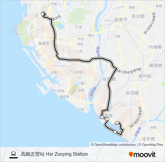 9127D Bus Line Map