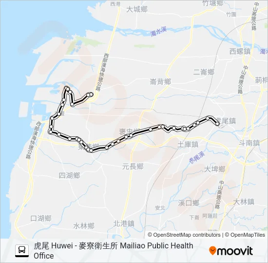 巴士7111的線路圖