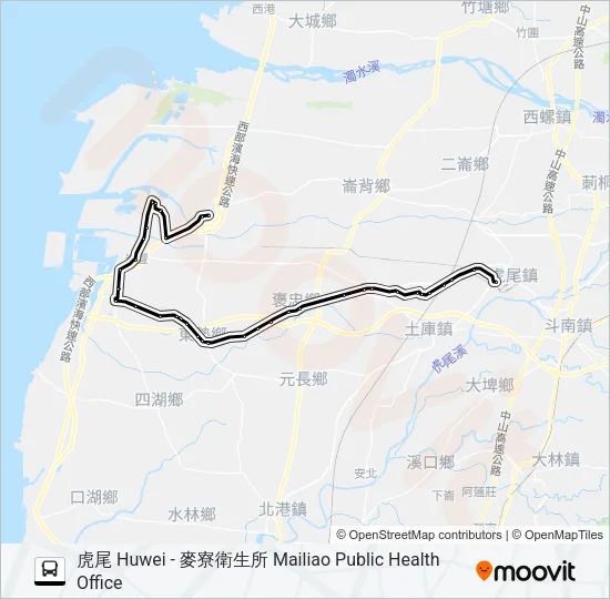 巴士7111的線路圖