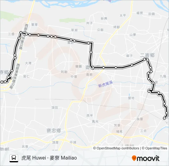 7112 Bus Line Map