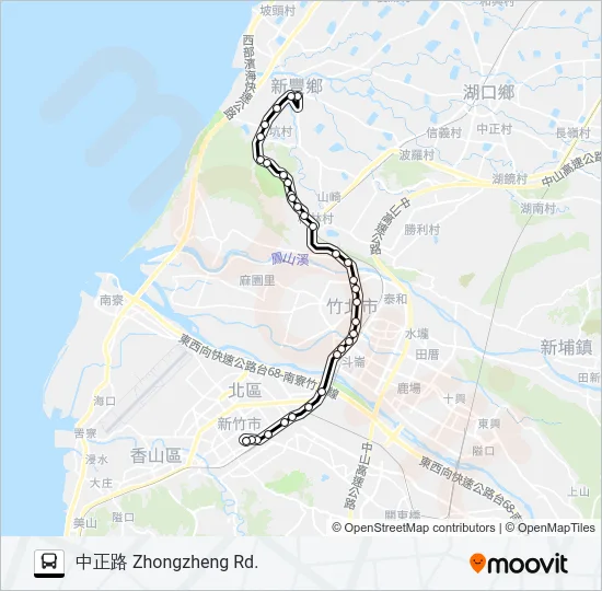 5605 Bus Line Map