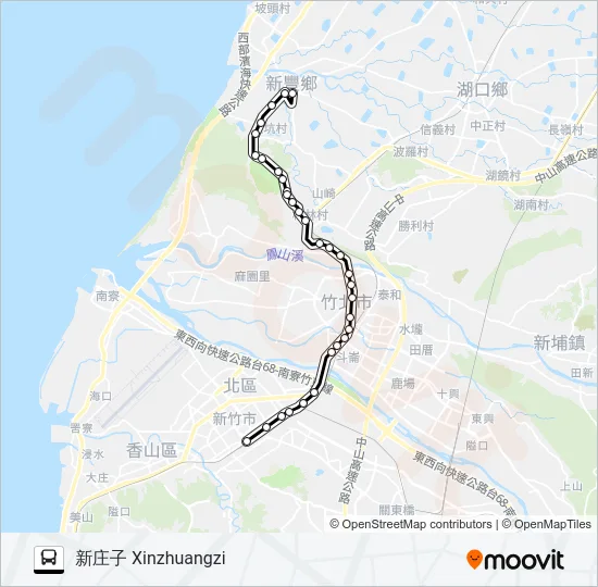 5605 Bus Line Map