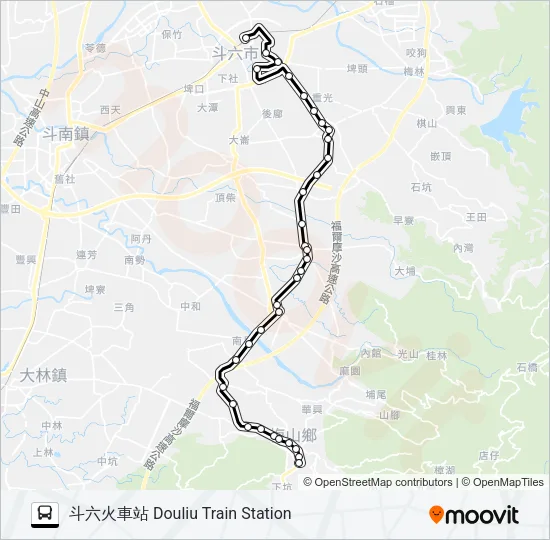 巴士7125的線路圖