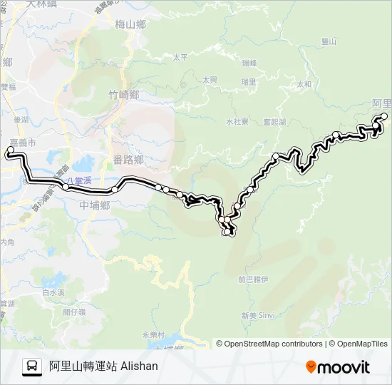 7322C Bus Line Map