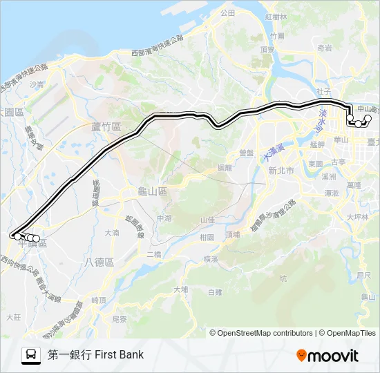 9025 Bus Line Map