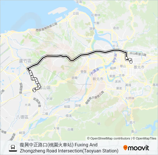 9069A Bus Line Map