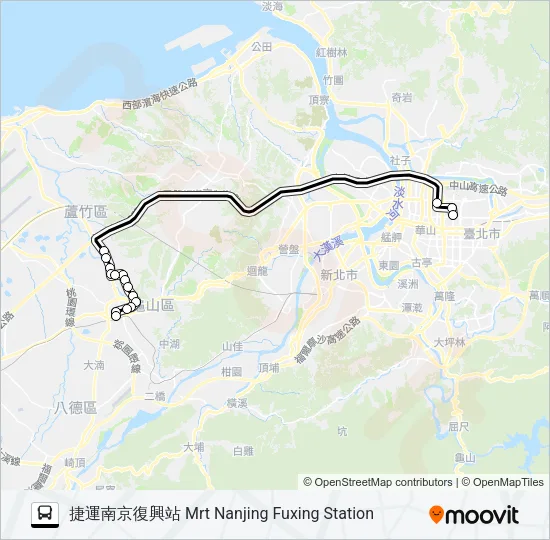 9069A Bus Line Map