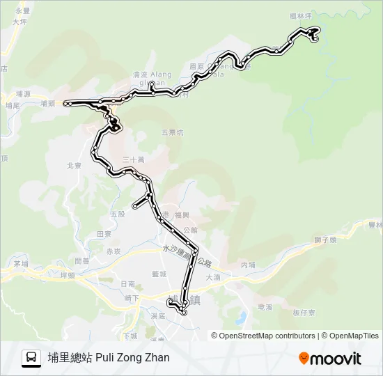 6652 Bus Line Map