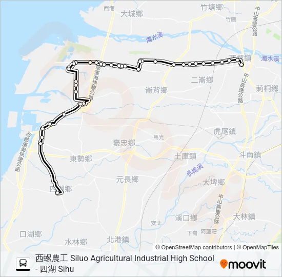 7114 Bus Line Map