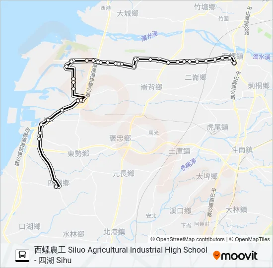 7114 Bus Line Map