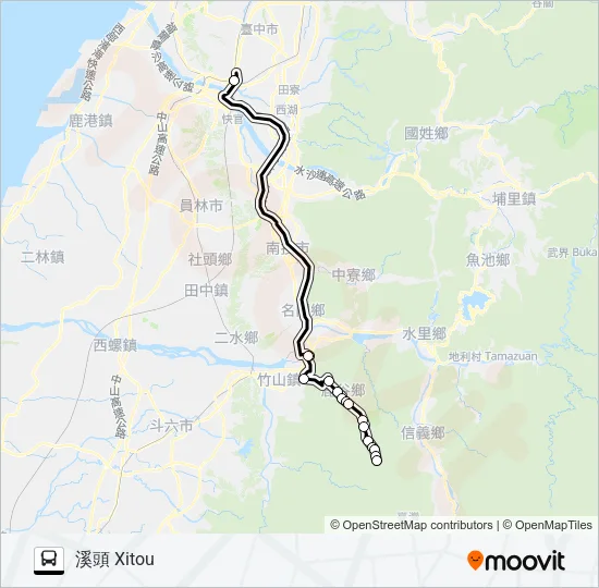 6883A Bus Line Map