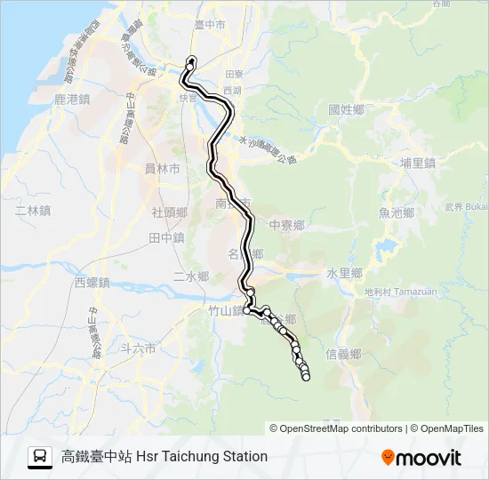 6883A Bus Line Map