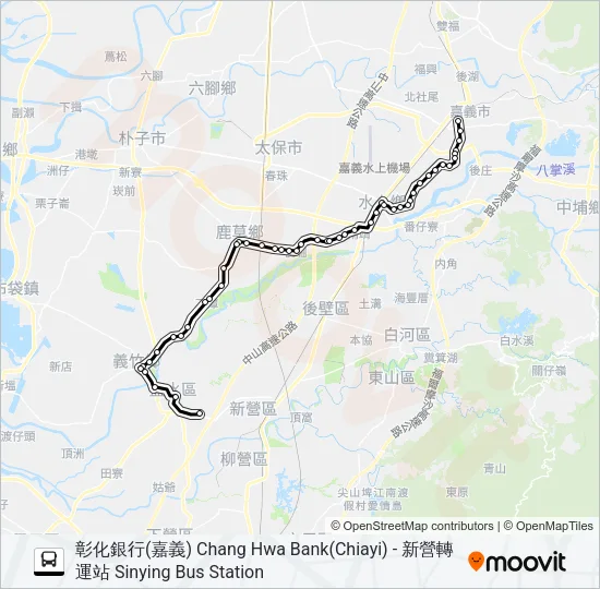 7207 Bus Line Map