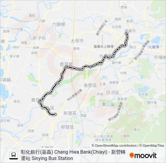 7207 Bus Line Map