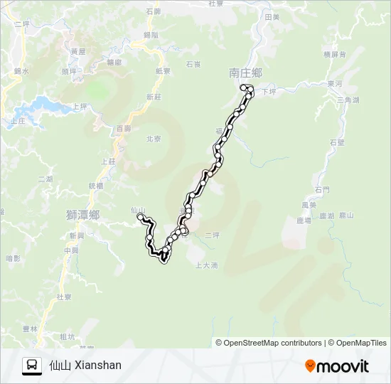 5822 Bus Line Map
