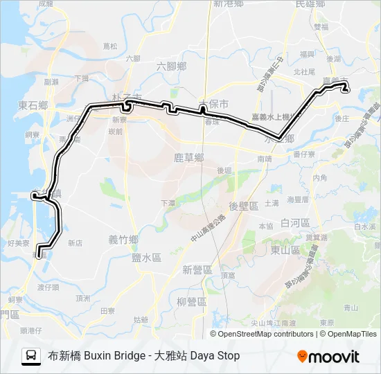 7327J Bus Line Map