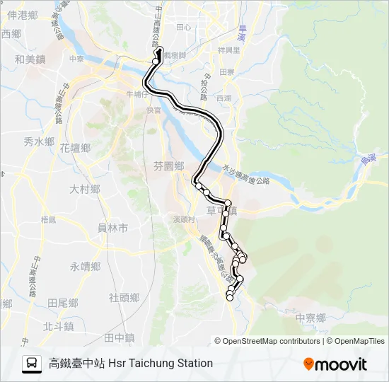 1657 Bus Line Map