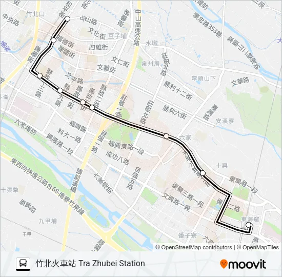 巴士5900的線路圖