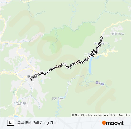 6659 bus Line Map