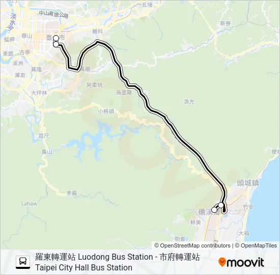 1572B Bus Line Map