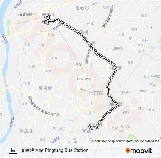 8238C Bus Line Map
