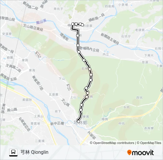 5632 Bus Line Map