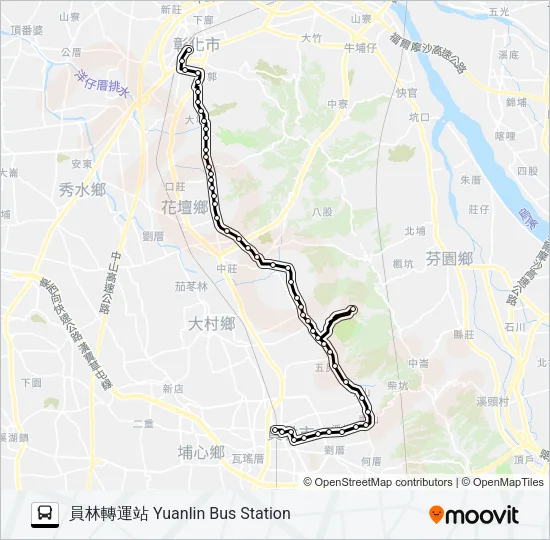 6914A Bus Line Map