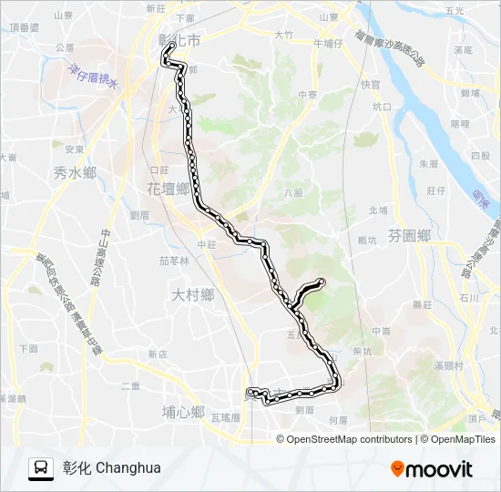 6914A Bus Line Map