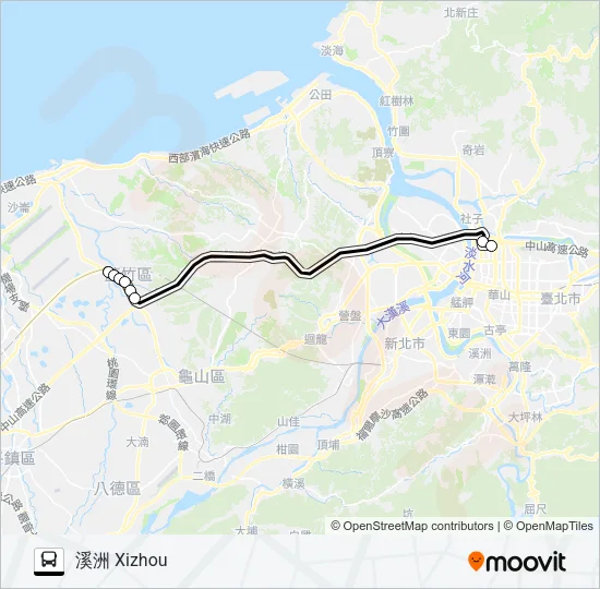 1356 Bus Line Map