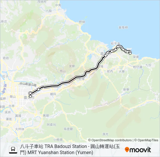 1579B Bus Line Map
