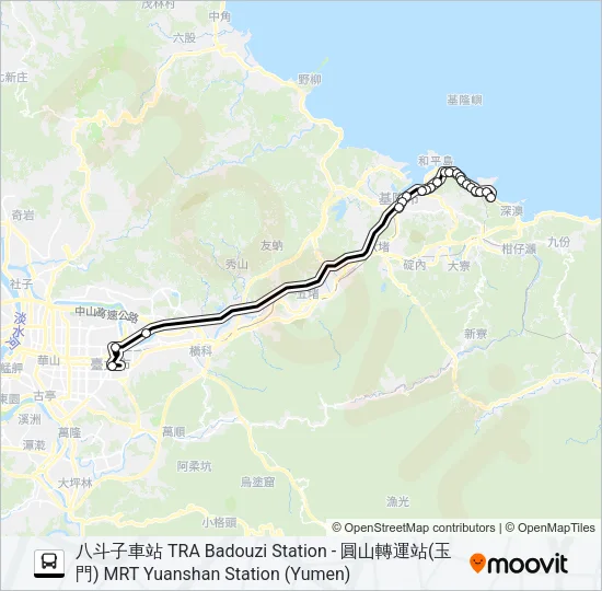 1579B Bus Line Map