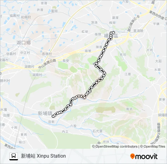巴士5641的線路圖