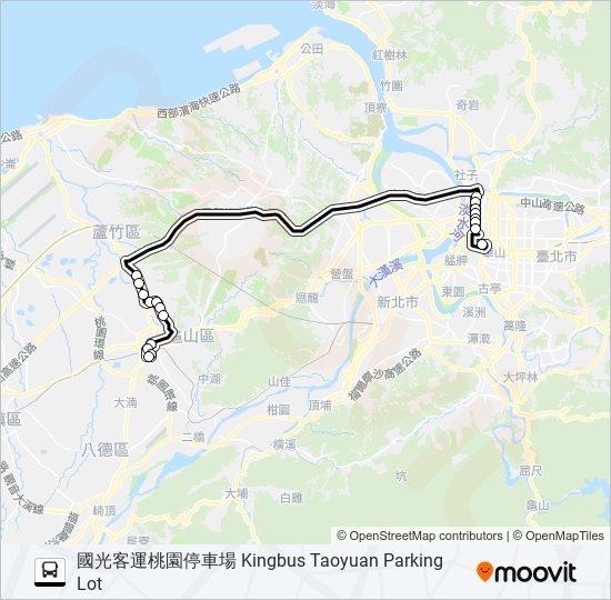 1816B bus Line Map