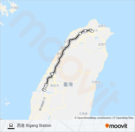 1630C Bus Line Map