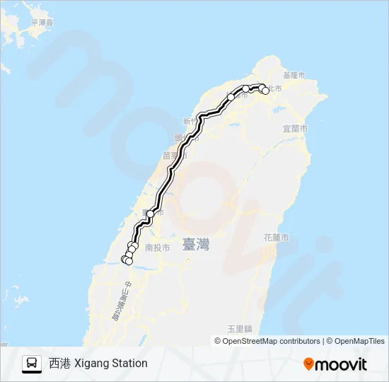 巴士1630C的線路圖