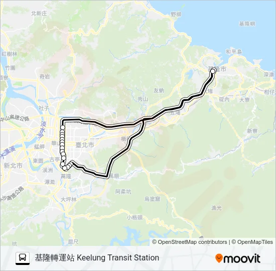 1550 Bus Line Map