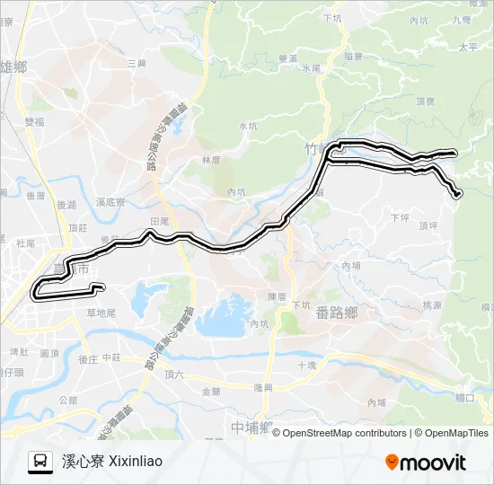7313 Bus Line Map