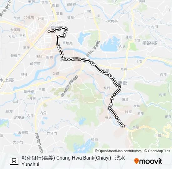 7215B Bus Line Map