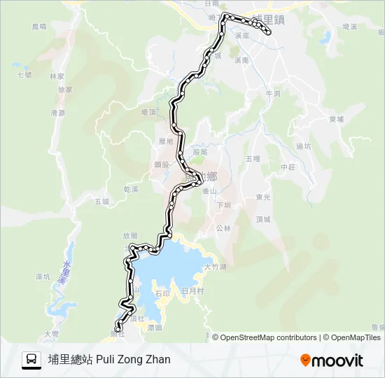 6668 Bus Line Map