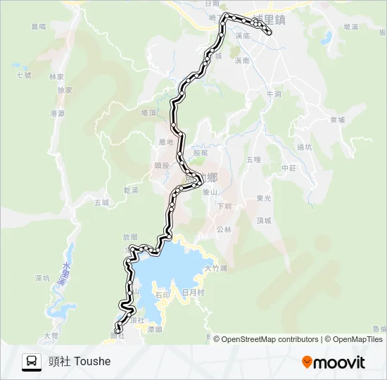 6668 Bus Line Map