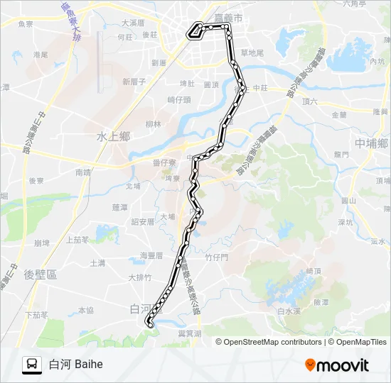 7210 Bus Line Map