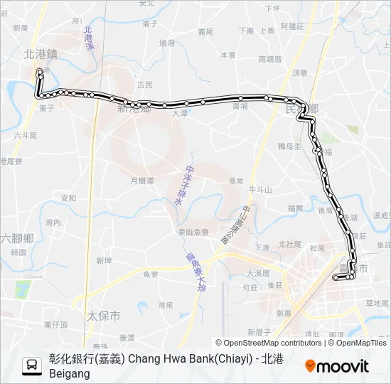 7202C Bus Line Map